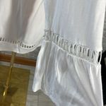 Cyrus  White Crochet Accent Blouse Photo 2