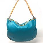 MAXX NEW YORK turquoise leather hobo bag Photo 3