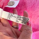 Tahari  Linen Shirt Blouse Women's Plus Size 1X Pink Top Mother Of Pearl Buttons Photo 5