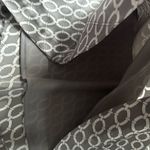 INC  International Concepts 100% Silk Gray Print Halter Midi Dress Size 4 Photo 6