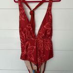 Cupshe Women’s XL Patterned One Piece Wrap Swim New Photo 0