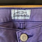 Aeropostale  Bayla Skinny Lavender Low Rise Jeans Size 7/8 Photo 2