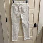 Paige Sarah Slim in White Frost Destructed jeans Photo 6