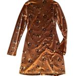 House of Harlow Revolve Crushed Velvet Floral Mini Dress Size Small Photo 6