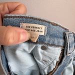 Madewell  Light Wash Blue Denim The Perfect Vintage Jeans Womens 28 Distressed Photo 5