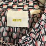 Maeve Anthropologie Sleeveless Blouse Top Geometric Prema Print Button Front LG Photo 11