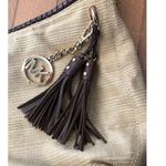 Michael Kors Bennet Straw Hobo Shoulder bag With gold accents & tassel Photo 3