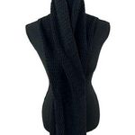 Merona Soft Black Knitted Long Scarf Photo 0