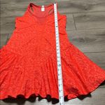 Stella McCartney X Adidas Floral Mesh Tennis Dress Tomato Red Size XS/S Photo 12