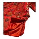 Yi Cheongsam Qipao VTG Red Koi Fish Silk Jacket size XXL (42) Photo 6