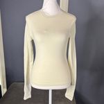 SKIMS Women’s Bone Long Sleeve T-Shirt Cotton Jersey Size XXS NWT Photo 2