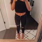 Free People Mid Rise Black Jeans Photo 0