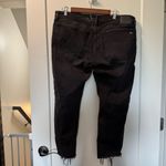 Rag and Bone  Dre Low-Rise‎ Slim Boyfriend Jean Black Wash Distressed Crop 32 Photo 4