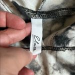 Elan  Monochrome Tie-Dye cold shoulder Hoodie Photo 1