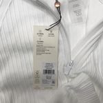 Calia by Carrie Calia Women's Relaxed Seamless 1/4 Zip Long Sleeve in Pure White size XS NWT Photo 4