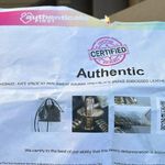 Kate Spade Parliament Grey/Black Snake Leather Mini Mira Satchel Crossbody w/COA Photo 2