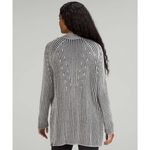 Lululemon Cotton-Cashmere Blend Sweater Wrap Powdered Clay Lakeside Size 6 Photo 1