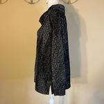 Kirkland Signature Kirkland Black White Textured Cowl Roll Neck Jacquard Pullover Sweater Medium Photo 3