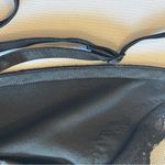 Victoria's Secret VICTORIA’S SECRET Y2K Lace Mesh & Satin Black One Piece Teddy‎ Like New Sz Small Photo 4