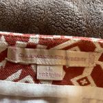 CHAMPAGNE & STRAWBERRY Textile Printed Lined Pencil Straight Skirt Vintage Sz L Tan Size L Photo 3