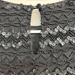 Parker  Size S Black Silk Dress Beaded Prom Party Dress Photo 4