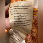 Scotch & Soda  Smocked Seersucker Tank Top Womens Sz Small Yellow Orange Photo 6