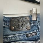 Miss Me Signature Cropped Jeans Women Swavorski Crystal Photo 4