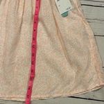 Abound  Mini Skirt in Size XS Pink with White Microflorals Photo 4