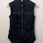 G-star Raw | Midge Chopper Slim Fit Tailored Denim Sleeveless Shirt Blue | Small Photo 2