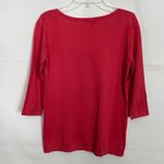 Ann Taylor Silk Cotton Pink Pullover Elbow Sleeve Sweater Size XS Petite Photo 3