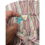 Cali 1850  colored striped linen shorts size medium Photo 4