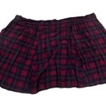 Torrid Women's Plaid Pleated Mini Skirt Red Size 5 Casual Photo 7