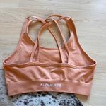 Alphalete Peach Crisscross Strappy Revival Sports Bra Size Small Photo 1