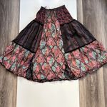 Mushroom by Perlei London Vintage Floral Midi Skirt XS Boho Gipsy Patchwork Photo 8