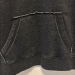 Hippie Rose  WASHED BLACK L/S SWEATSHIRT QUARTER ZIP KANGAROO POCKET SIZE M NWTS Photo 1