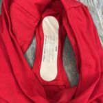 Aerie Womens Red Cinched Swim Bikini Bottom High Waisted Retro Pool Size S Small Photo 3