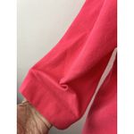 Vtg 70s Hot Pink Dress M Barbiecore Conservative belted ILGWU Church Formal Work Size M Photo 15