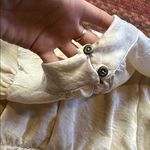 Peach Love California PEACH LOVE KEYHOLE HIGH NECK BLOUSY LONG SLEEVE TOP Photo 5