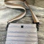 THINK ROYLN bum bag in white patent Photo 0
