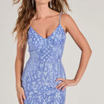 Windsor Sequins Mini Dress - Periwinkle Photo 0