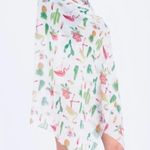 Boutique Cactus Pineapple Flamingo Beach Sarong Coverup Photo 2