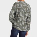Knox Rose Camo Green Drawstring Open Shirt Jacket S Photo 1
