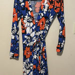 Diane Von Furstenberg DIANE‎ VON FURSTENBERG Jeanne Dahlia Coralline Floral Wrap dress Size 6 Photo 0