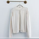 Djerf Avenue  Cream Button Cardigan Large Photo 1