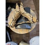 Ralph Lauren Lauren Women's Lindella Ii Faux-Snakeskin Pump Size 8.5 B Photo 5