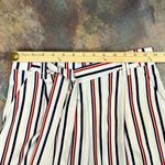 ZARA  Trafaluc Collection Cropped Wide Leg Striped America Pants Medium Photo 4