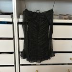 Cleo centric (vintage shop) Siya Glitter Mini Dress black in size small Photo 3