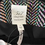 NEW NWT Cinq A Sept Khloe Mikka Tweed Blazer Jacket Black Multi Rainbow Size 4 Photo 9
