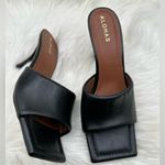 ALOHAS NEW  Black Puffy Mule Size 39 Square Toe Heels Photo 7
