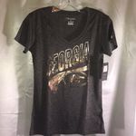 Champion NCAA Georgia Bulldogs Jersey TSHIRT small gray & gold Photo 0